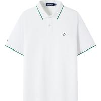 Navigare意大利小帆船男士polo衫25夏季休闲百搭短袖体恤衫凉感上衣男 冰川白 XL