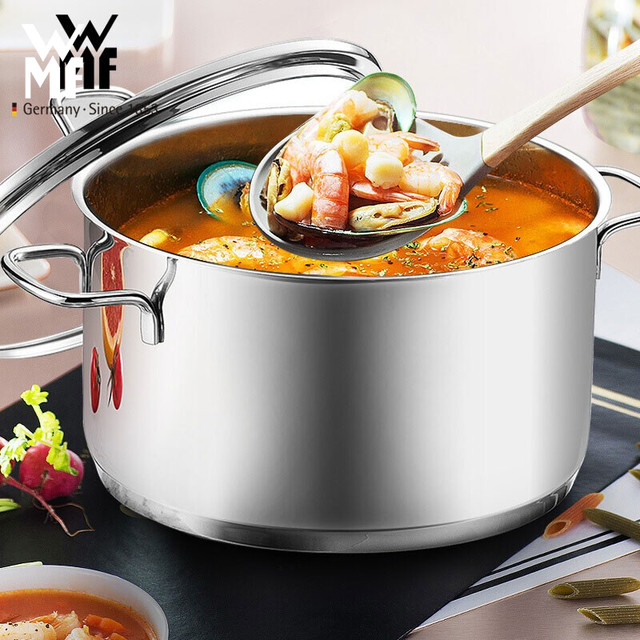 WMF 福腾宝 Astoria 781216040 不锈钢汤锅 20cm