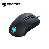 冰豹 德国ROCCAT魔幻豹kone夜枭有线RGB鼠标 夜枭ULTRA (轻量iCafe版)-黑色