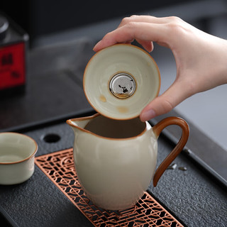 茶沿功夫茶具整套汝窑茶具套装茶盘套装茶台茶壶家用泡茶茶具