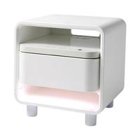 8H 趣睡智能多用现代简约无线充电感应亮灯蓝牙立体声床头柜G1极昼白