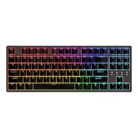 DURGOD 杜伽 TAURUS K320 87键 有线机械键盘 深灰紫 Cherry青轴 RGB