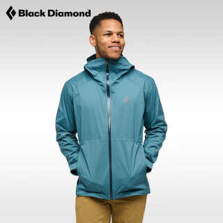 Black Diamond 黑钻bd户外冲锋衣野外服饰防风防水男款单层登山服弹性外套745038 Creek Blue-4064 745038 L