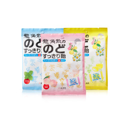 RYUKAKUSAN 龍角散 龙角散 夹心润喉糖 柚子味 80g/包