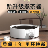 山下国王 2025新款电陶炉小茶炉围炉煮茶器烧水电热炉小型加热炉摩卡壶玻璃 顶配 16功能