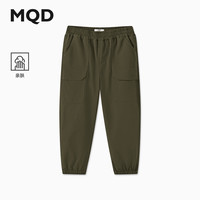 马骑顿 户外露营 男大童束脚裤  军绿 160