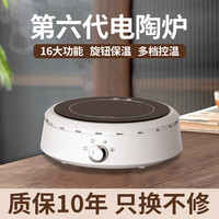 山下国王 电陶炉2025新款家用电热炉子煮茶器小型电磁茶炉迷你烧水玻璃茶壶 柳月丨5代