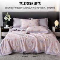 100%蚕丝被夏凉被子四季通用家用二合一子母被春秋被空调被芯