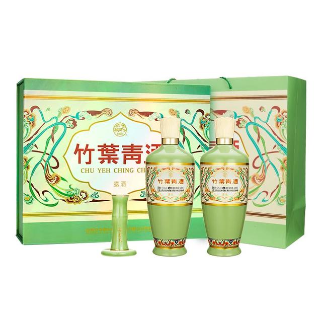 今日必买：竹叶青 荣耀绿 53度 清香型白酒 500mL*2瓶