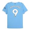 曼城25/26赛季 男子主场球迷版短袖球衣 HAALAND 9 英超印号 S