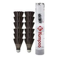 熏风羽毛球初樱耐打稳定防风6只装专业鸭毛粉色室外比赛训练 水墨/羽毛球77速12只装 1筒