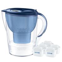 BRITA 碧然德 Marella 金典系列 滤水壶 一壶六芯 蓝色