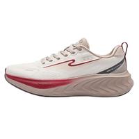 鸿星尔克揽云跑步鞋男2025软弹缓震跑鞋透气轻便运动鞋男鞋子男 微晶白/粉刷灰 【女】 43