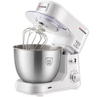 志高（CHIGO）厨师机家用和面机揉面机搅面机多功能打蛋器全自动搅拌料理机 【4升进阶款】白色-基础套餐