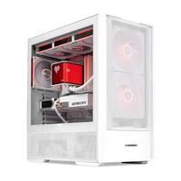 安耐美(Enermax)风屿 K1 白色台式电脑主机箱 双风道/标配2把14CM风扇/标配显卡支架/支持背线/支持ATX主板 风屿 K1白色 机箱