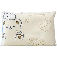 金号全棉枕套 7A抗菌纯棉枕头套防螨宿舍枕芯套萌萌熊48*74cm单只 7A抗菌100%棉-萌萌熊