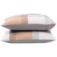 金号全棉枕套一对纯棉抗菌单人枕头套宿舍枕芯套 织梦 48*74cm*2 7A抗菌100%棉-织梦