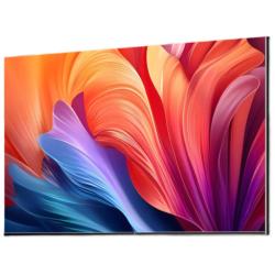 长虹 首款AI TV追光系列85Q10Air 零距离贴墙高定黑晶广角无影屏无反光AI光翼4K超高清壁画电视机
