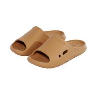 Chokichoki 男凉拖鞋EVA踩屎感厚底拖鞋女居家室内情侣拖鞋防滑不易臭脚外穿 土棕色 40-41 (260mm)
