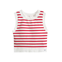 菲卡沫莉 RIB百搭横条纹固定杯一体轻运动宽肩瑜伽外穿内搭背心女