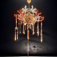 翰鸥斐拼酷凤冠立体金属拼装模型手工成人解压玩具艺术摆件模型 点翠凤冠【无工具】 送支架