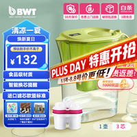 倍世 净水壶滤水壶净水器家用 欧洲镁离子滤芯 益家4.2L大容量 过滤水