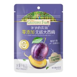 爷爷的农场 夹心海苔脆20g 无核大西梅 营养辅食儿童零食 DHA鳕鱼肠
