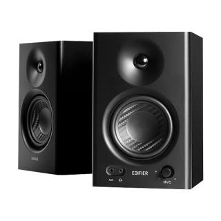 移动端、京东百亿补贴：漫步者 MR4 2.0声道 HI-FI音箱 黑色