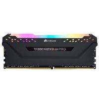 USCORSAIR 美商海盗船 复仇者RGB PRO系列 DDR4 3200MHz RGB 台式机内存 黑色 16GB CM4X16GC3200C16W2E-CN