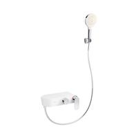 科勒斐勒淋浴花洒卫生间挂墙式浴缸龙头厕所花洒套装龙头 挂墙式浴缸花洒龙头-抛光镀铬