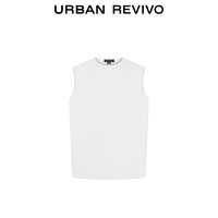 UR2025夏季新款男装时尚基础休闲纯色百搭圆领背心UMB450024
