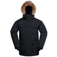 JUNYU 君羽 男子户外鹅绒羽绒服 C52035 黑色 L