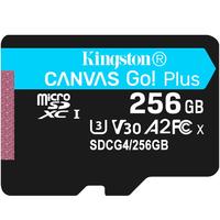 金士顿 高速存储 MicroSD存储卡+读卡器  256GB