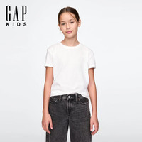 Gap女童2025春季新款纯棉短袖T恤美式多色儿童装上衣美版716729