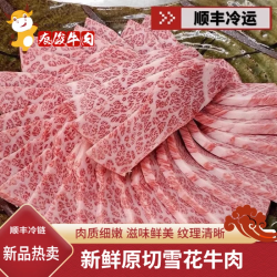 忆回牛 雪花牛肉 5斤(切片3毫米)