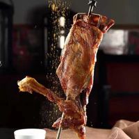 柒岛烧烤烤串半成品羊肉串新鲜5-6人半成品BBQ羊肉串淄博烤串烤肉 羊腿整个约6斤