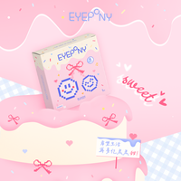 全新)EYEPONY美瞳屿2片近视隐形眼镜半年抛甜心ins派对