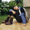 真美诗（Joy&peace）×montbell「艺游未尽」联合系列彩蛋小熊男女鞋户外运动德训鞋 蓝色 37