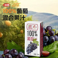 浩明 100%果汁葡萄汁 浓缩果汁 250ml*12瓶