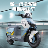 金箭 650智能电动摩托车长续航电瓶车高端摩托车大功率2000W电动车 月慕白/粉雾蓝 不含电池仅车架