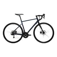 DECATHLON 迪卡侬 公路车RC520弯把铝架公路车自行车多功能变速车深藏青XS 2711958