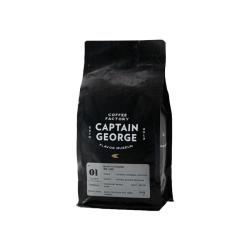 乔治队长 黑猫拼配意式咖啡豆 可磨粉 454g