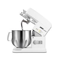 佳麦佳麦佳麦厨师机多功能自动料理家用和面机鲜奶打奶油电动打蛋搅拌JM-7LG 典雅白（机械冰桶款） 纯白 7L 机械款冰桶