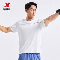 XTEP特步短袖男轻薄透气弹力运动跑步圆领T恤976329010177