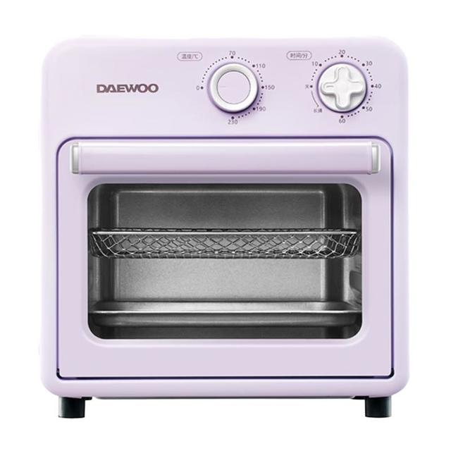 大宇 多功能独立控温 空气炸烤箱  紫色 10L