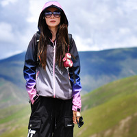 卓尼维斯 Journey wish 户外原创秋冬徒步登山防水透气保暖抓绒软壳衣裤套装女式