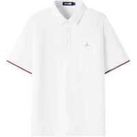 Navigare意大利小帆船棉质体恤衫男士高弹透气夏季凉感短袖POLO衫男装上衣 科技白 3XL /56