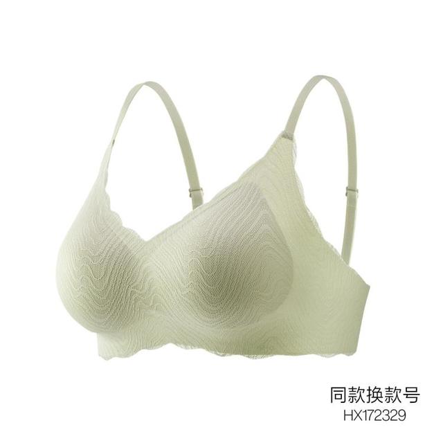 乎兮 无痕背心式聚拢胸罩无钢圈女士内衣文胸