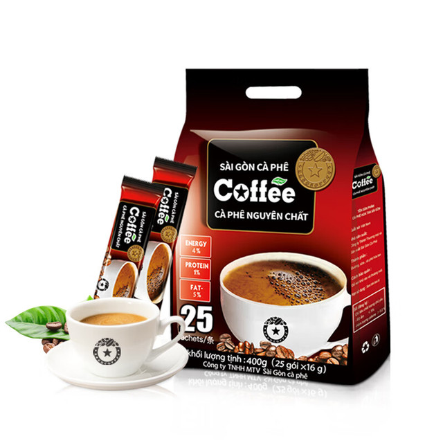 移动端、京东百亿补贴：SAGOCAFE 西贡咖啡 中度烘焙 速溶咖啡 原味 400g