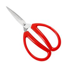 天章 红色剪刀195mm中号不锈钢多用学生手工厨房家用美工刀1把装办公文具